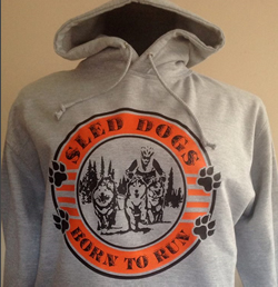 Sled Dogs Born to Run Hoody